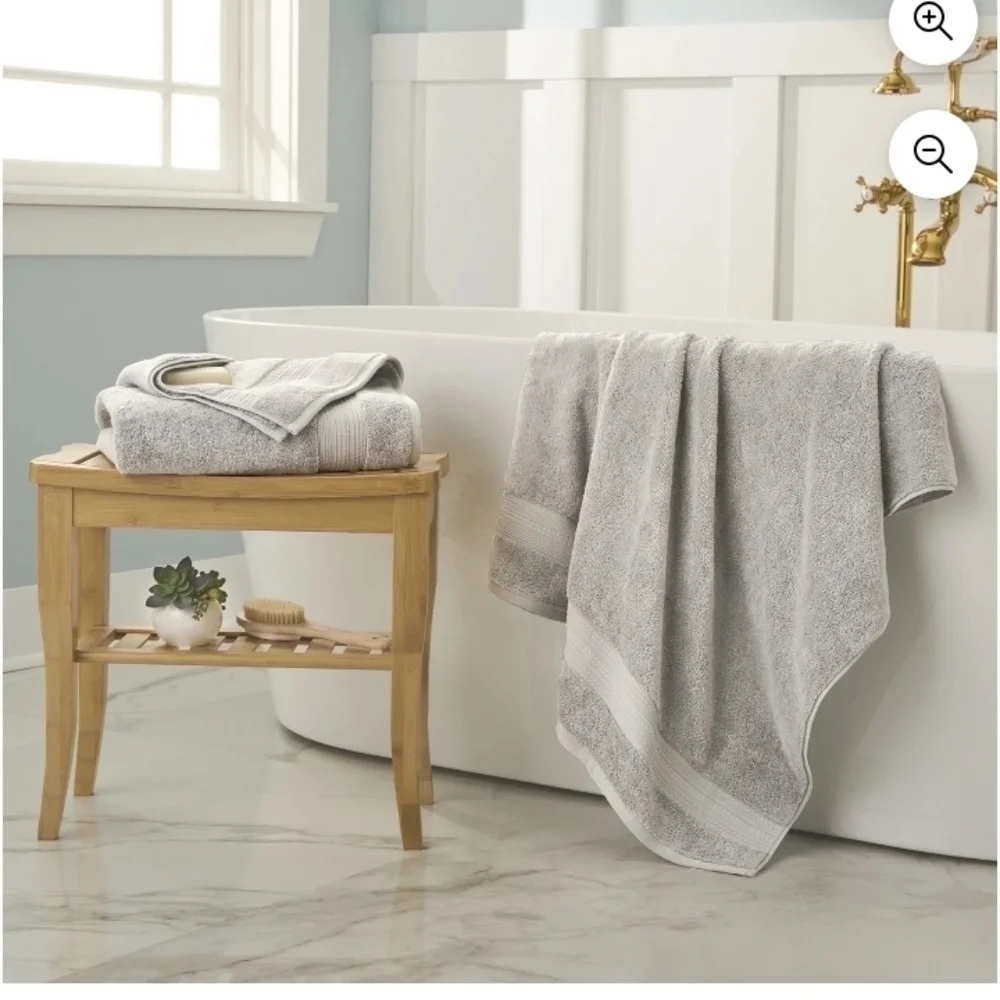 Purely Indulgent 2 Bath Towel 100% Cotton and Quick Dry Soft and Thick Durable